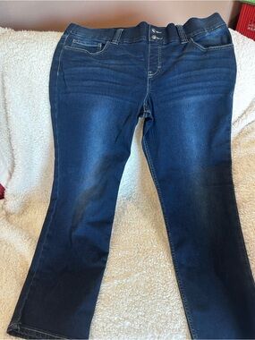 Riders by Lee Women's Dark Blue Stretch Bootcut Jeans